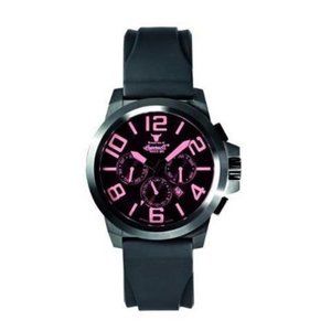 INGERSOLL MEN'S BISON 48MM BLACK POLYURETHANE BAND AUTOMATIC WATCH 4107BBPU